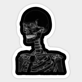 Vector Skeleton Sticker